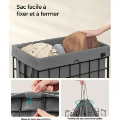 Online SONGMICS 6 Cintres bois d'érable