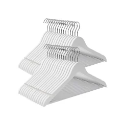 Cheap SONGMICS 30 Cintres bois massif blanc