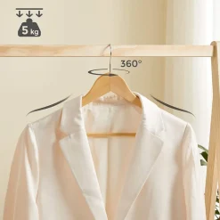 Cheap SONGMICS 30 Cintres bois massif blanc