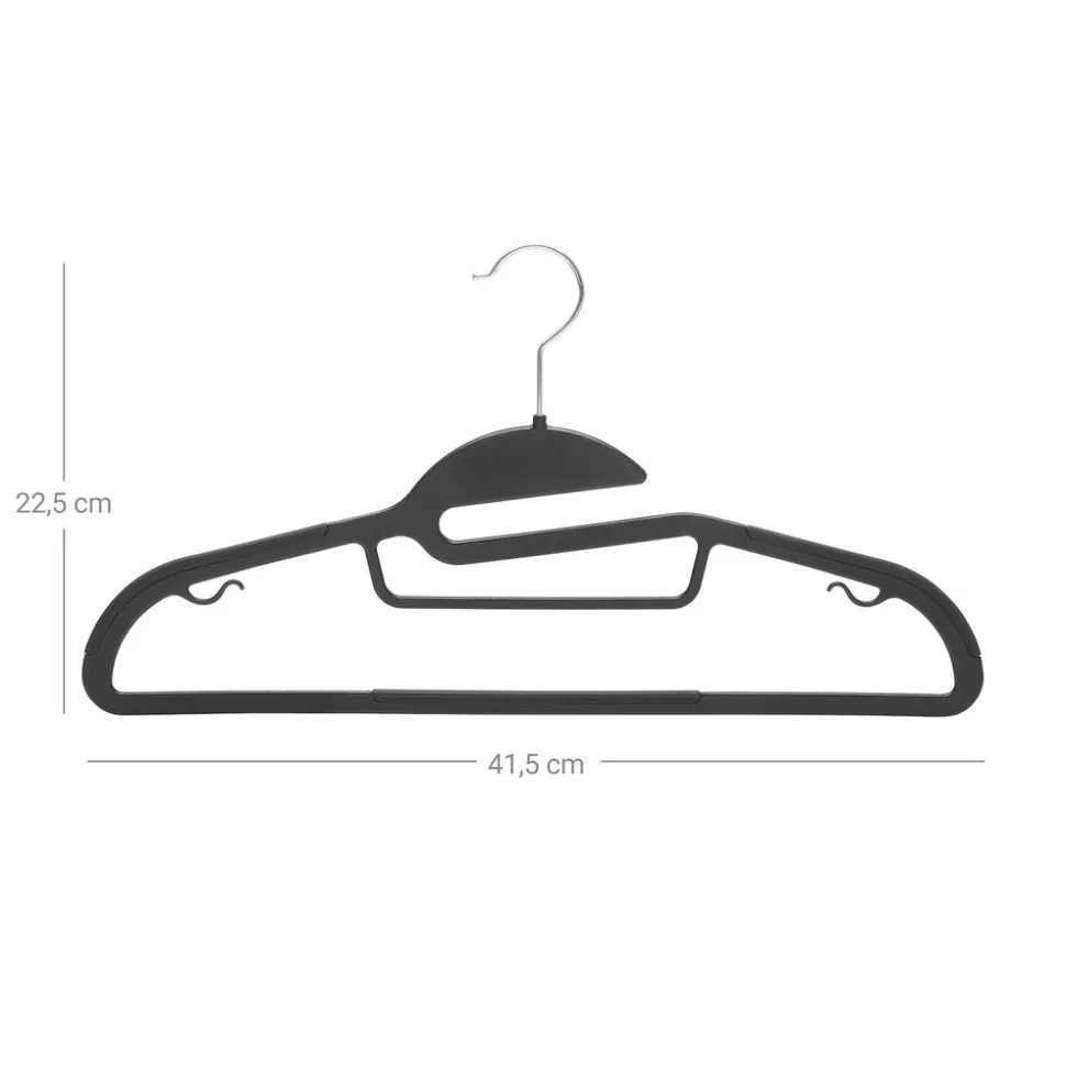 Cheap SONGMICS 20 Cintres en S noir