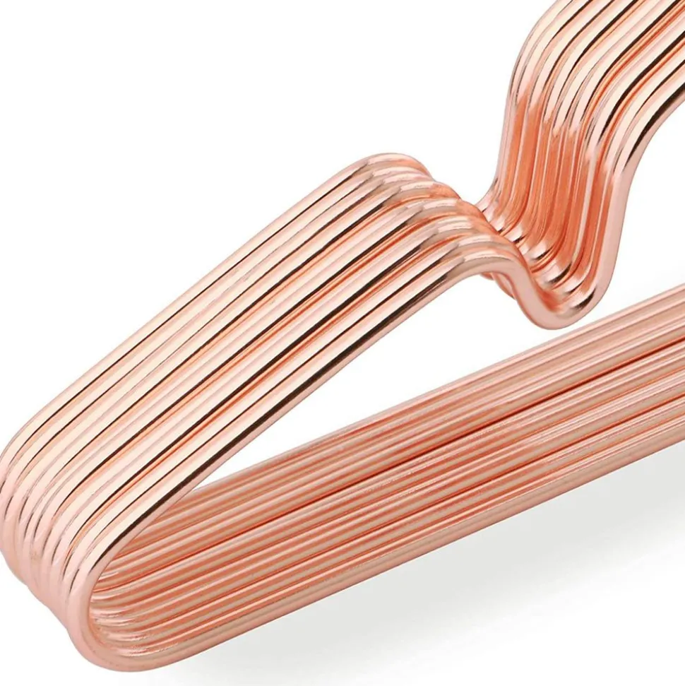 Best SONGMICS 20 Cintres enfant rose gold