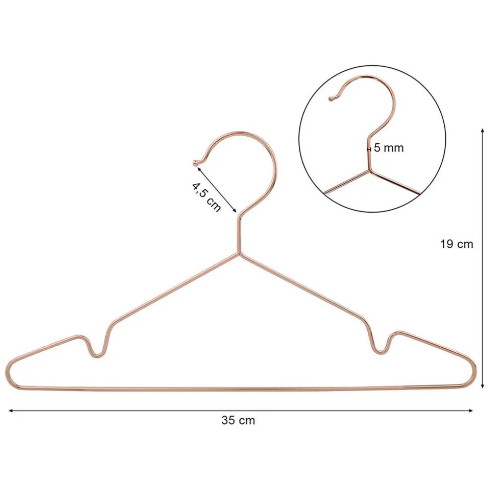 Best SONGMICS 20 Cintres enfant rose gold