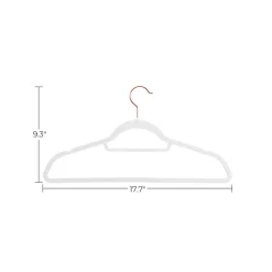 Cheap SONGMICS 30 Cintres large velours blanc