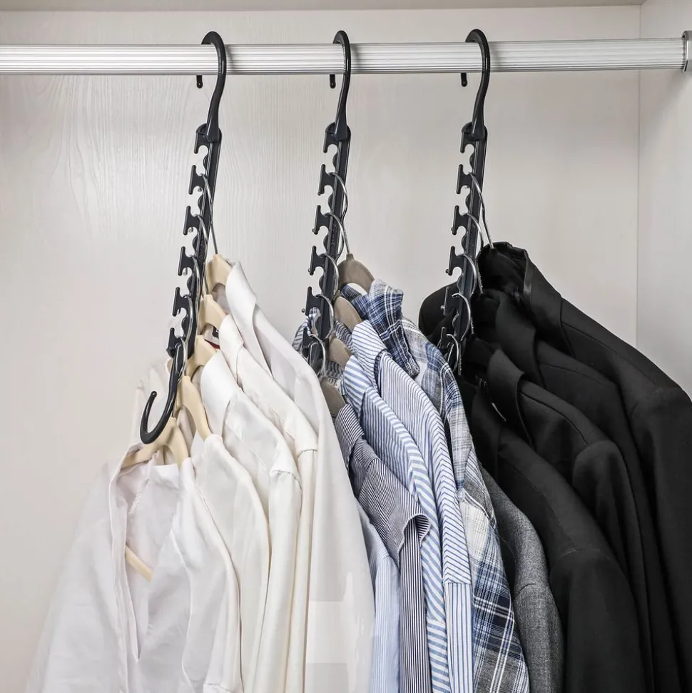 Best Sale SONGMICS 10 Cintres magiques noir