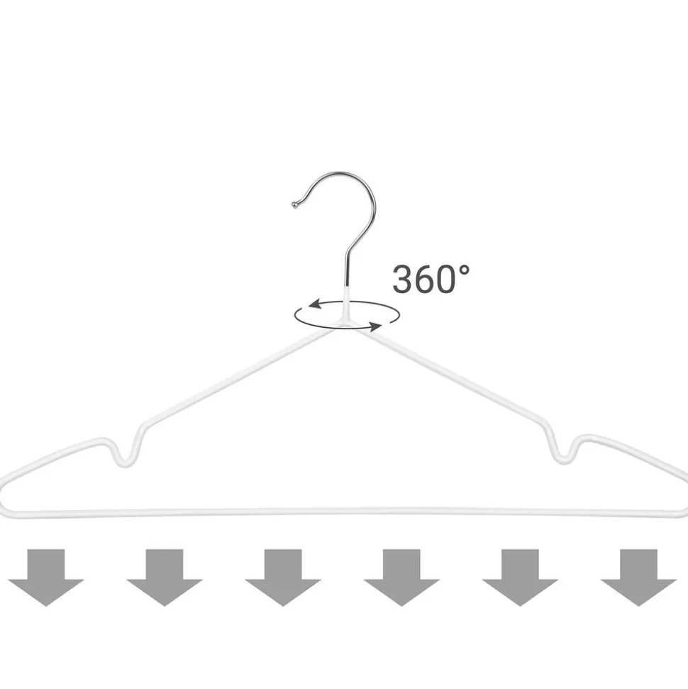 Best SONGMICS 20 Cintres métal blanc