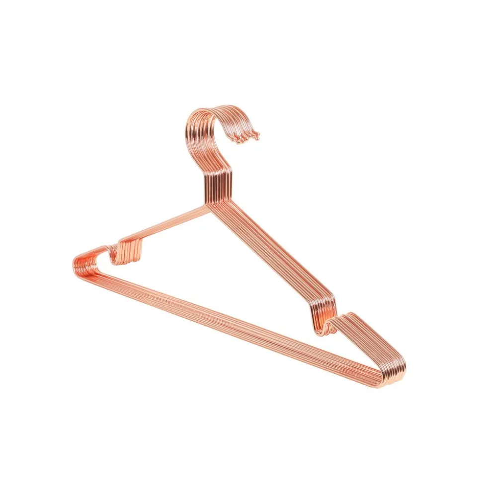 Cheap SONGMICS 10 Cintres métal rose gold