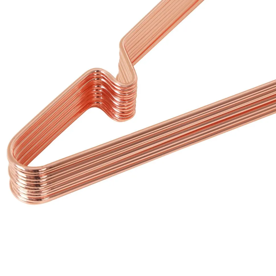 Cheap SONGMICS 10 Cintres métal rose gold
