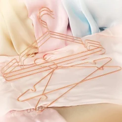 Cheap SONGMICS 10 Cintres métal rose gold