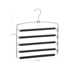 New SONGMICS 3 Cintres multiples noir