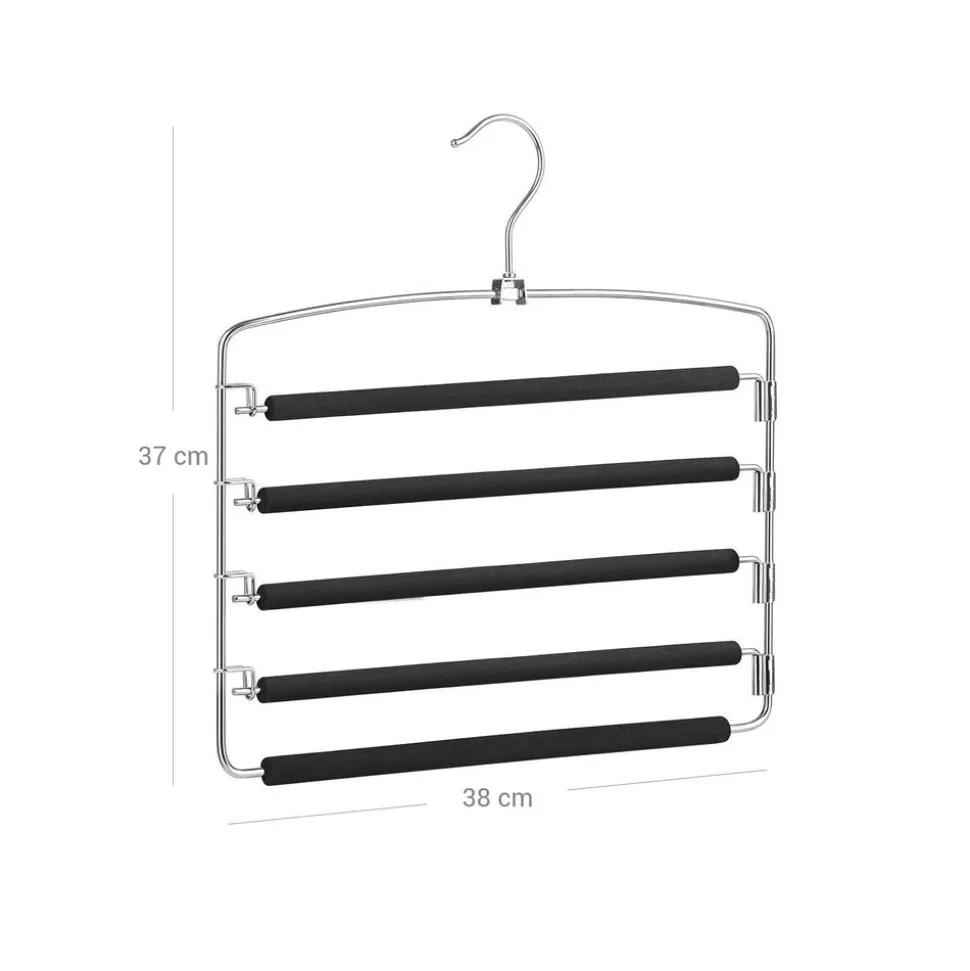 New SONGMICS 3 Cintres multiples noir