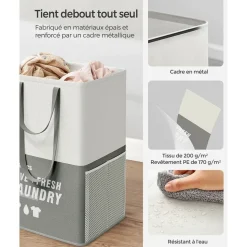 Hot SONGMICS 4 Cintres pantalon Noir