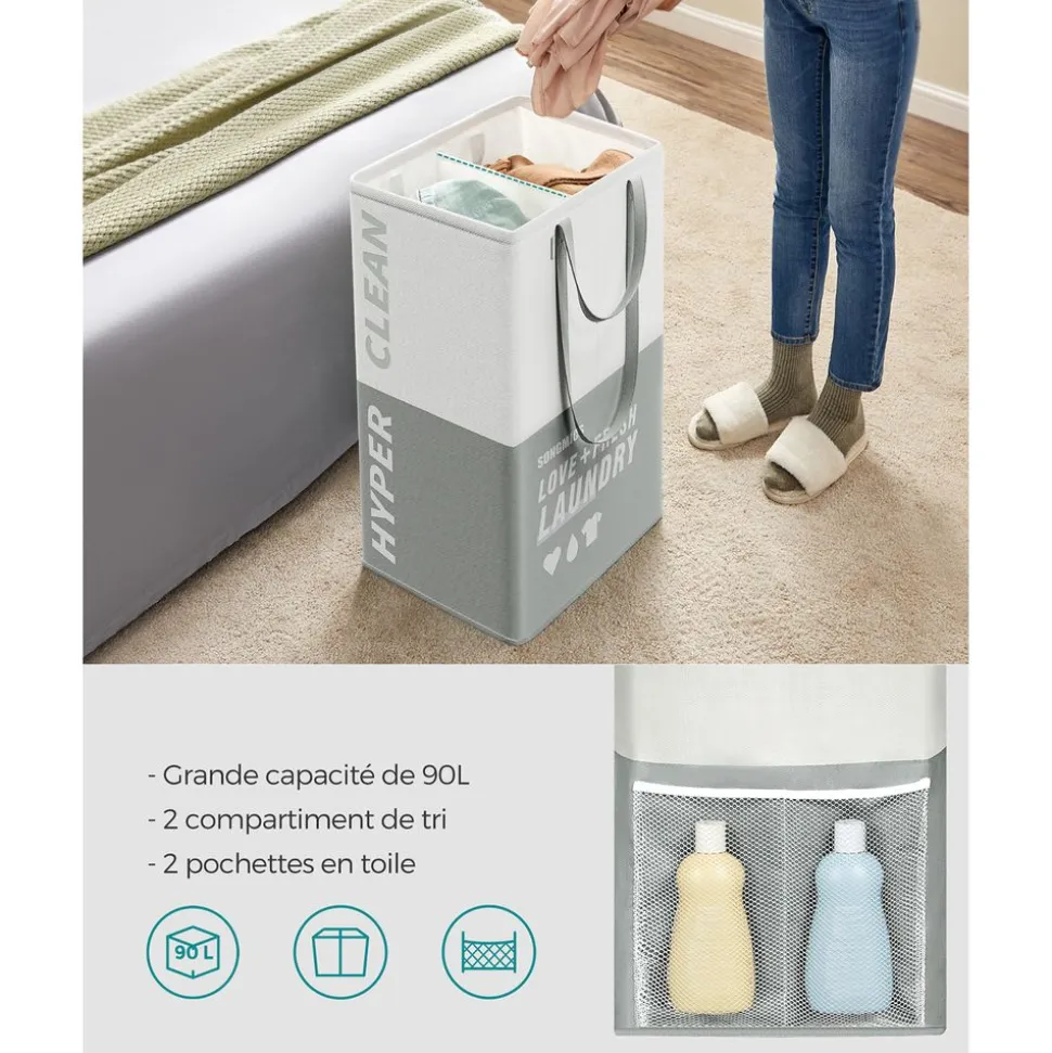 Hot SONGMICS 4 Cintres pantalon Noir