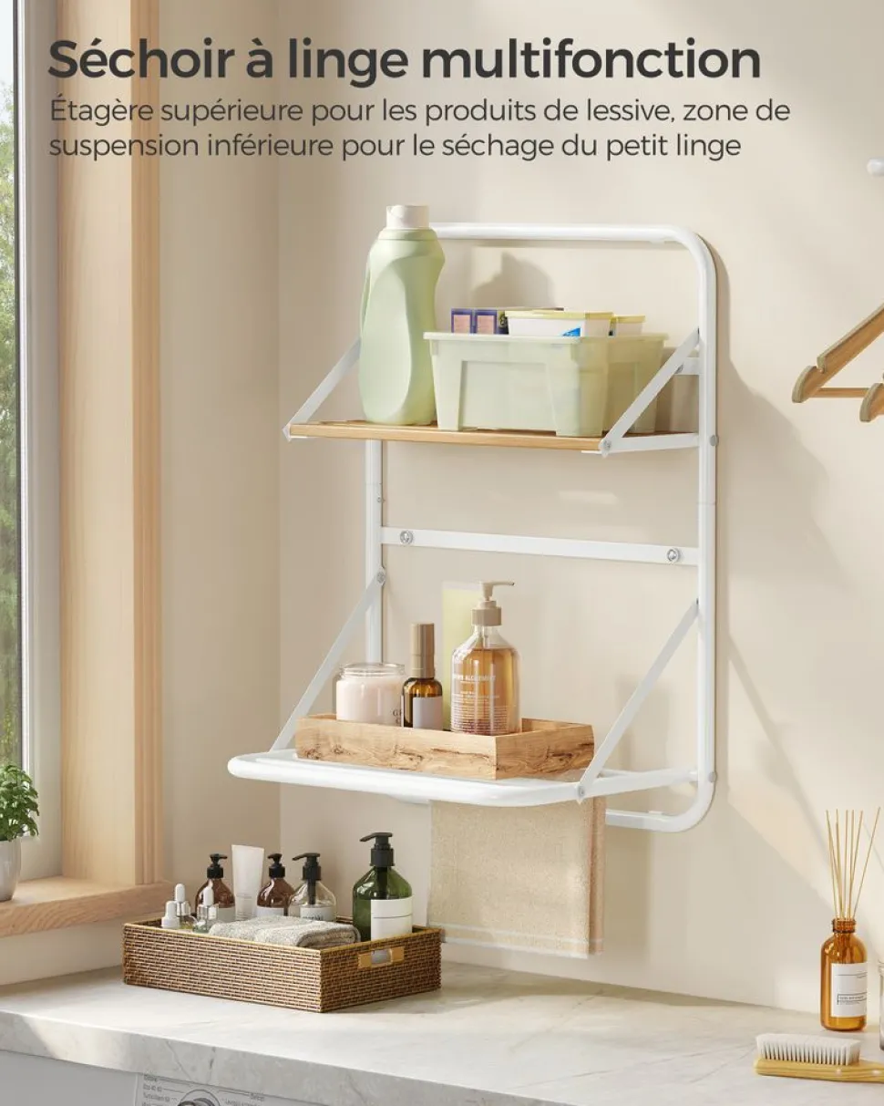 Online SONGMICS 10 Cintres pantalons noir