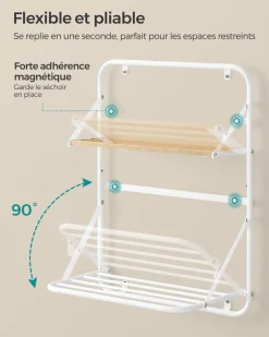 Online SONGMICS 10 Cintres pantalons noir