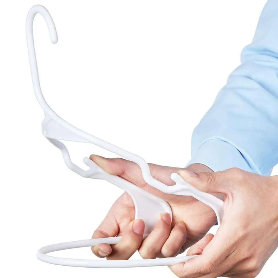 Shop SONGMICS 50 Cintres plastique blanc