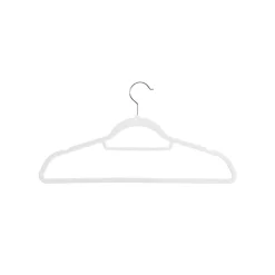 Shop SONGMICS 50 Cintres velours blanc