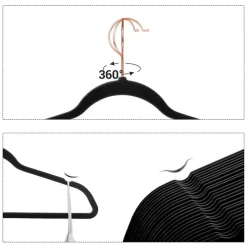 Store SONGMICS 30 Cintres velours noir