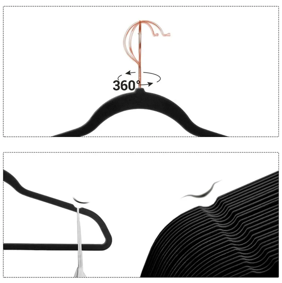 Store SONGMICS 30 Cintres velours noir