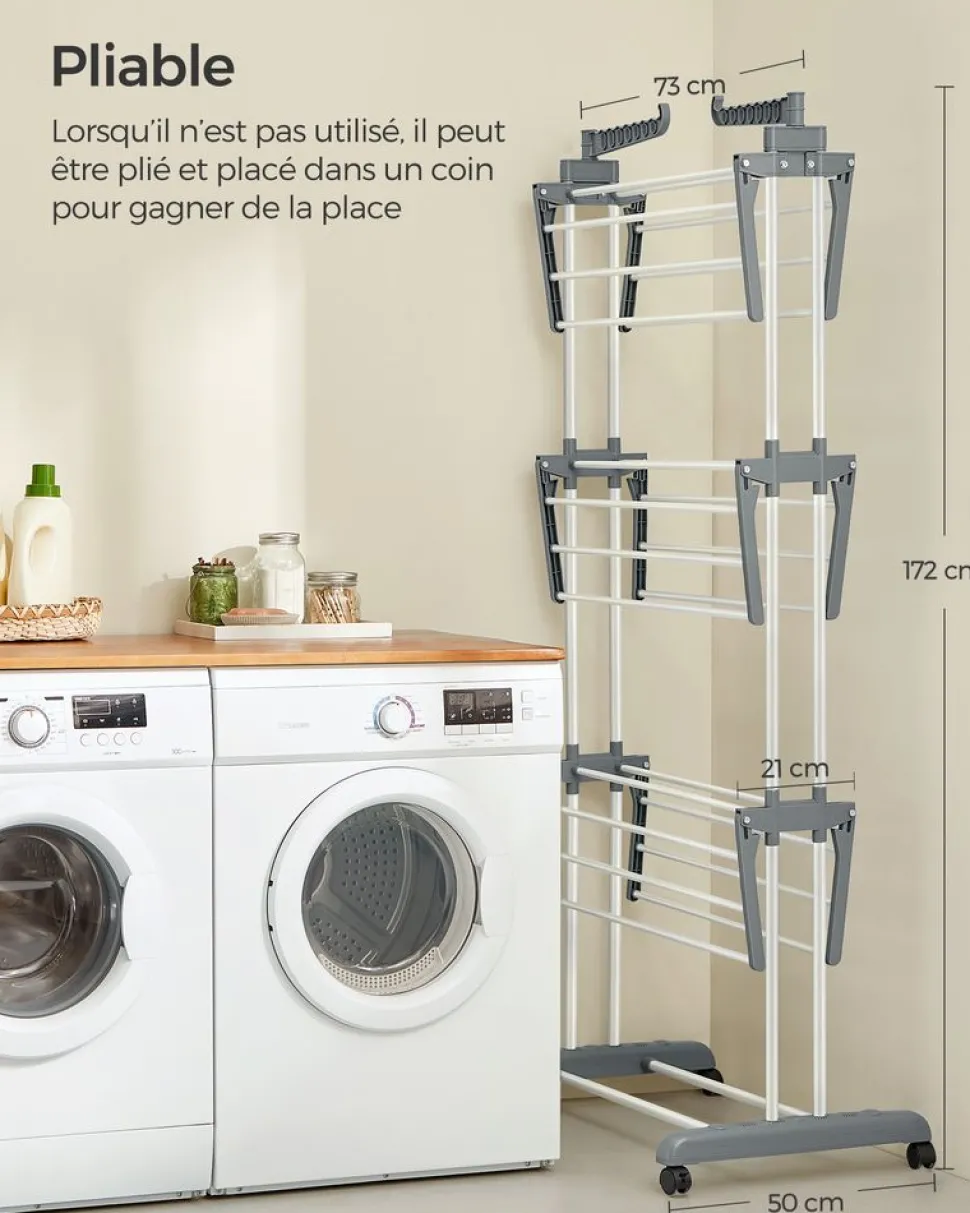 Outlet SONGMICS 30 Cintres velours rose