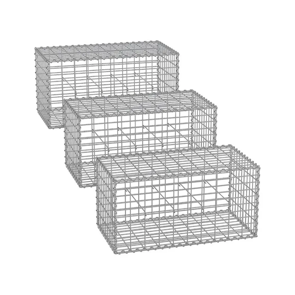 Shop SONGMICS 2 Gabions 100 x 50 x 30 cm