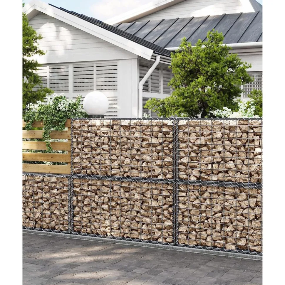 Shop SONGMICS 2 Gabions 100 x 50 x 30 cm
