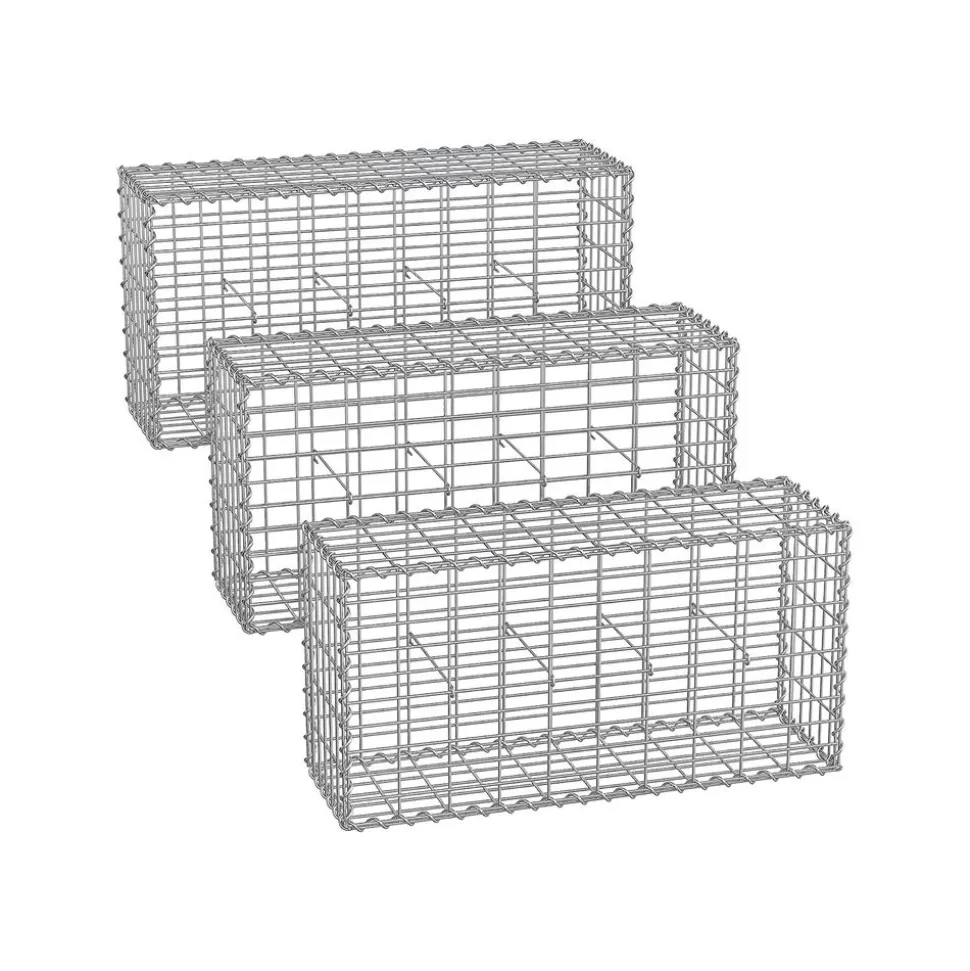 Shop SONGMICS 2 Gabions 100 x 50 x 30 cm