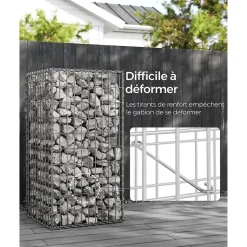 Sale SONGMICS 3 Gabions 100 x 50 x 50 cm