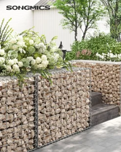 Online SONGMICS 3 Gabions 100 x 80 x 30 cm