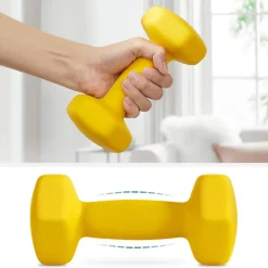 Cheap SONGMICS 2 Haltères 3 kg jaune