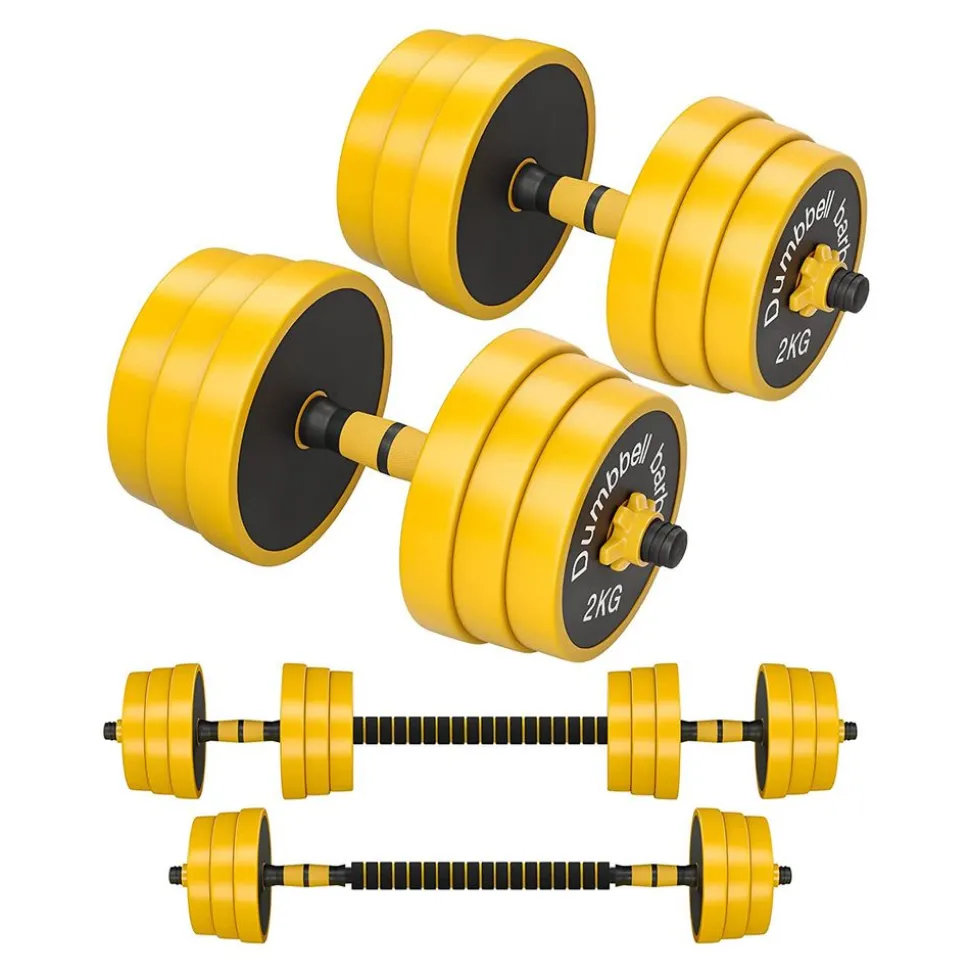 Online SONGMICS 2 Haltères 15 kg jaune