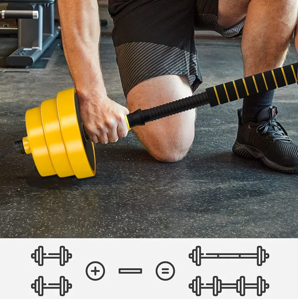 Online SONGMICS 2 Haltères 15 kg jaune