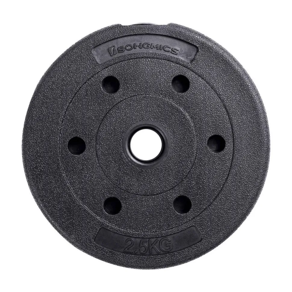 Sale SONGMICS 2 Haltères 4 kg noir