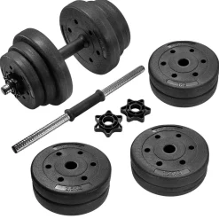 Sale SONGMICS 2 Haltères 4 kg noir