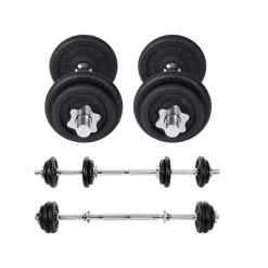 Sale SONGMICS 2 Haltères 4 kg noir