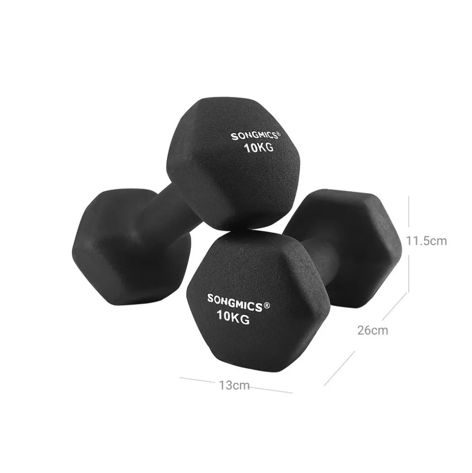 Cheap SONGMICS 2 Haltères 1,5 kg orange