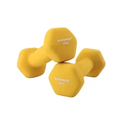 Best SONGMICS 2 Haltères 0,5 kg rose