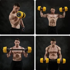 Best Sale SONGMICS 2 Haltères 3 kg Rouge