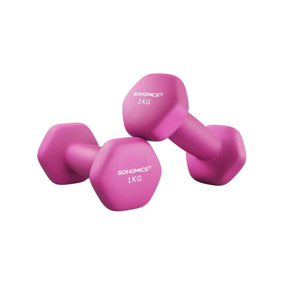 New SONGMICS 2 Haltères 4 kg Vert