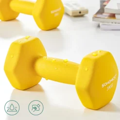 Discount SONGMICS 2 Haltères 2 kg Violet