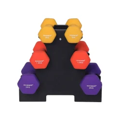 Best Sale SONGMICS 2 Haltères avec surface en vinyle rose