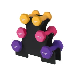 Discount SONGMICS 6 Haltères jaune orange violet Noir