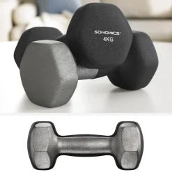 Discount SONGMICS 6 Haltères jaune rose violet Noir