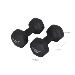 New SONGMICS 6 Haltères vert turquoise gris