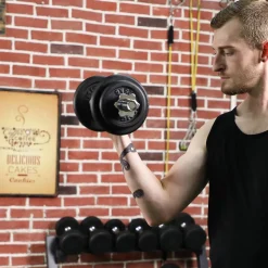 New SONGMICS 6 Haltères vert turquoise gris