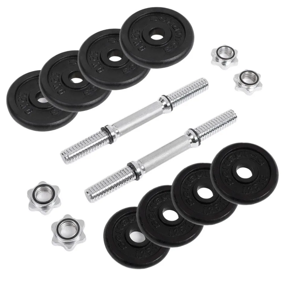 New SONGMICS 6 Haltères vert turquoise gris