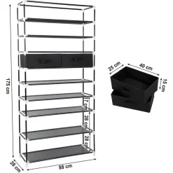 Online SONGMICS 10 Niveaux étagère à chaussures