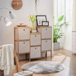 Outlet SONGMICS 6 Organisateurs de tiroirs gris