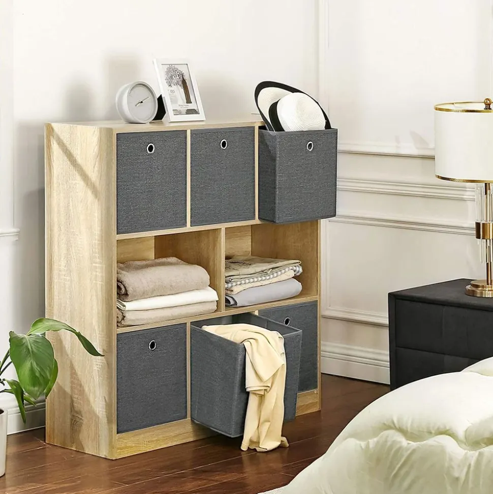 Outlet SONGMICS 6 Organisateurs de tiroirs gris