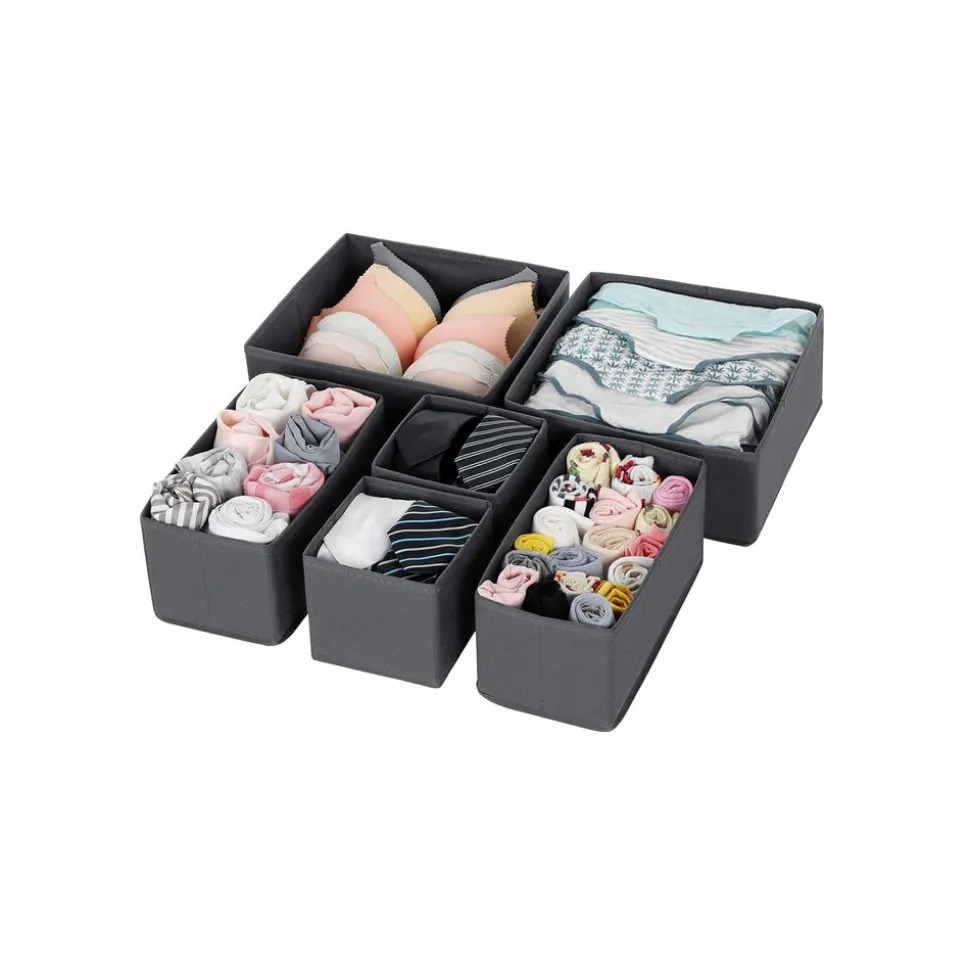 Flash Sale SONGMICS 6 Organisateurs gris