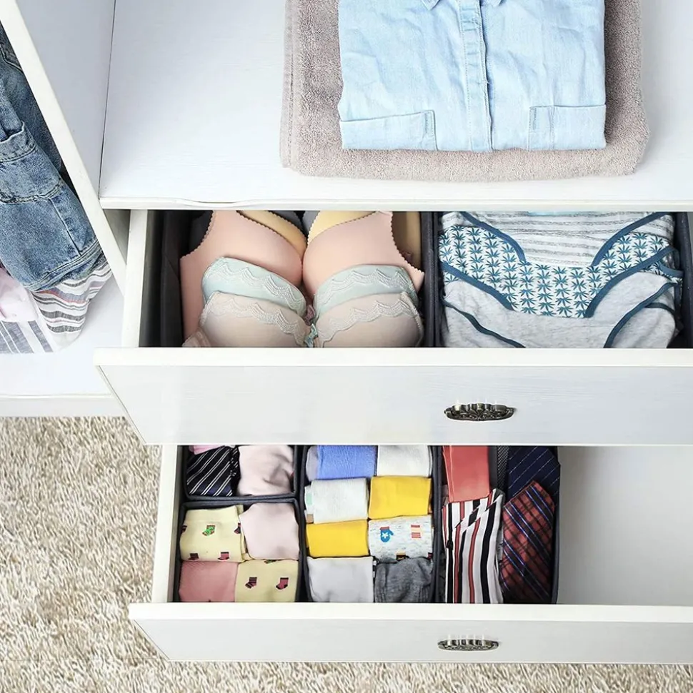 Flash Sale SONGMICS 6 Organisateurs gris